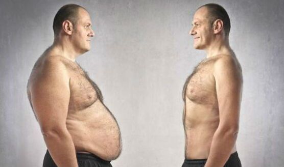 Sia gli uomini che le donne vogliono sbarazzarsi di un grande addome